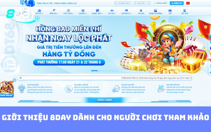 Giới thiệu 8DAY dành cho người chơi tham khảo
