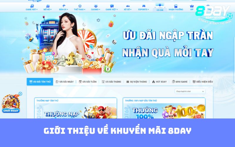 Giới thiệu về khuyến mãi 8DAY